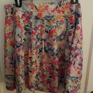 J.Crew Watercolor Skirt